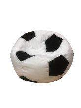 Кресло-мяч ткань Oxford белый, черный