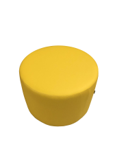 Пуф круглый D=600 мм, экокожа Pegaso, желтый
