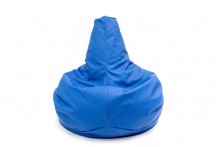 Кресло-груша «Лелюшка» синий, экокожа - 3100 ₽