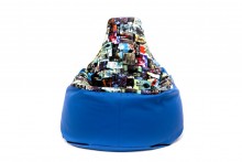 Кресло-груша Комфорт «Париж», синий - 5900 ₽