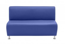 Секция «Классик» двухместная, экокожа Pegaso, синяя - 14900 ₽