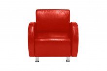 Кресло «Классик», экокожа Oslo, красное - 17640 ₽