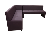 Угловой диван «Ритм» шестиместный, экокожа Pegaso, фиолетовый