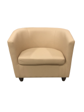 Кресло «Волна», экокожа Pegaso, песочный - 14100 ₽