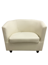 Кресло «Волна», экокожа Pegaso, кремовый - 20200 ₽