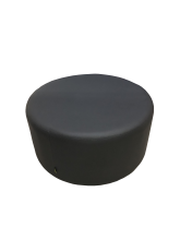 Пуф круглый D=600 мм, экокожа Pegaso, темно-серый - 7100 ₽