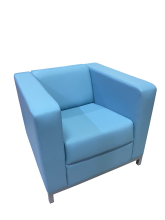 Кресло «Аполлон», экокожа Pegaso, голубой
