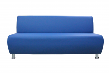 Секция «Классик» трехместная, экокожа Pegaso, синяя - 17280 ₽