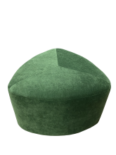 Пуф «Камешки» D=680, велюр Velvet Lux, зеленый