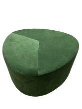 Пуф «Камешки» D=920, велюр Velvet Lux, зеленый