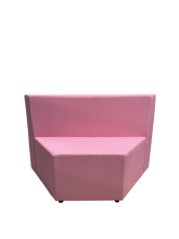 Секция V «Мозайка», экокожа Pegaso, розовая