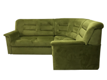 Угловой диван «Посейдон», велюр Catalana 20, салатовый