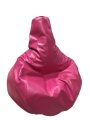 Фото 2: Кресло-груша экокожа Rhodes, розовая