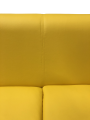 Фото 4: Диван «Аполло Люкс» трехместный, экокожа Pegaso, желтый