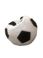 Фото 1: Кресло-мяч ткань Oxford белый, черный