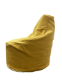 Фото 2: Кресло-груша Комфорт, велюр Velvet Lux, желтый