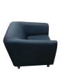 Фото 1: Кресло «Арес», экокожа Pegaso, темно-синий