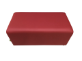 Фото 1: Банкетка «Параллелепипед» одноместная, экокожа Pegaso, красная
