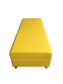 Фото 2: Банкетка «Флагман» двухместная, экокожа Pegaso, желтая