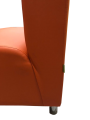 Фото 4: Секция «Классик» с высокой спинкой двухместный, экокожа Pegaso, оранжевый