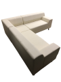 Фото 2: Угловой диван «Флагман» четырехместный, экокожа Pegaso, кремовый