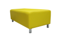 Фото 2: Банкетка «Классик» двухместная, экокожа Pegaso, желтая