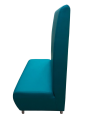 Фото 4: Секция «Классик» с высокой спинкой двухместный, экокожа Pegaso, бирюзовый