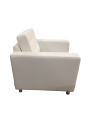 Фото 2: Кресло «Офис Классик» Люкс, экокожа Pegaso, молочное