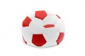 Фото 3: Кресло-мяч белый, красный (экокожа)