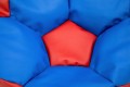 Фото 3: Кресло-мяч синий, красный (экокожа)