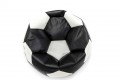 Фото 1: Кресло-мяч черный, белый (экокожа)