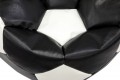 Фото 3: Кресло-мяч черный, белый (экокожа)