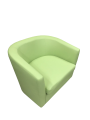 Фото 3: Кресло «Волна», экокожа Pegaso, салатовый