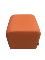 Фото 3: Пуф «Классик», экокожа Pegaso, оранжевый