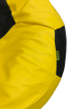 Фото 4: Кресло-мяч желтый, черный (экокожа)