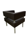 Фото 4: Кресло «Сатурн», экокожа Pegaso, шоколадная