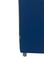 Фото 3: Секция «Классик» с высокой спинкой двухместный, экокожа Pegaso, синий