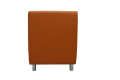 Фото 3: Секция «Классик» одноместная, экокожа Pegaso, оранжевая