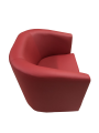 Фото 4: Кресло «Волна», экокожа Pegaso, красный