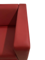 Фото 4: Диван «Аполло» двухместный, экокожа Pegaso, красный