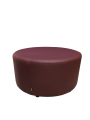 Фото 1: Пуф круглый D=800 мм, экокожа Pegaso, фиолетовый
