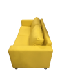 Фото 3: Диван «Ватсон» трехместный, экокожа Pegaso, желтый