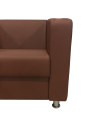 Фото 1: Кресло «Аполло», экокожа Pegaso, паприка