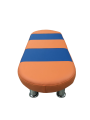 Фото 4: Малютка Банкетка М, экокожа Pegaso, оранжевая -синяя