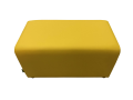 Фото 3: Банкетка «Параллелепипед», одноместная, экокожа Pegaso, жёлтая