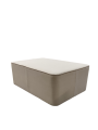 Фото 1: Банкетка «Ультра» двухместная, флок Santorini 02, кремовый