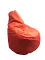 Фото 4: Кресло-груша ткань Oxford «Комфорт» оранжево-красная