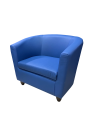 Фото 3: Кресло «Волна», экокожа Pegaso, синий