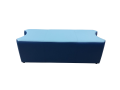 Фото 4: Банкетка «Органика» двухместная внутренняя, экокожа Pegaso, сине-голубая