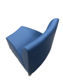 Фото 1: Секция V «Блюз» одноместная, экокожа Pegaso, синяя